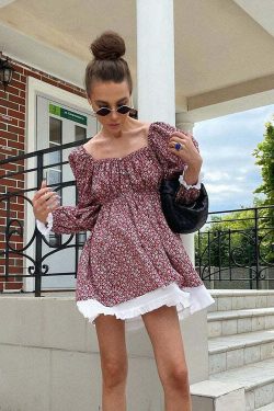 Heavenly Mini Dress - Y2K Summer Outfit, 90S Grunge Fashion, Retro Style, Y2K Party Look