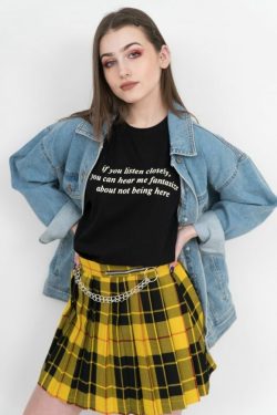 If You Listen Closely T-Shirt - Y2K Summer, 90S Grunge, Retro Style, Baby Tees, Y2K Pop