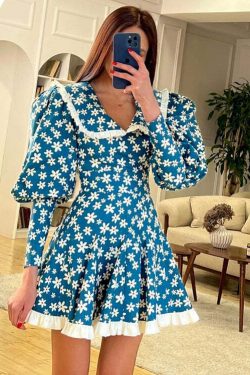 Ilana Mini Dress - Y2K Summer Grunge Outfit, 90S Fashion, Retro Style, Pastel Goth Vibes