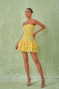 Inez Mini Dress - Y2K Summer Grunge Outfit, 90S Fashion, Retro Style, Pastel Goth Vibes