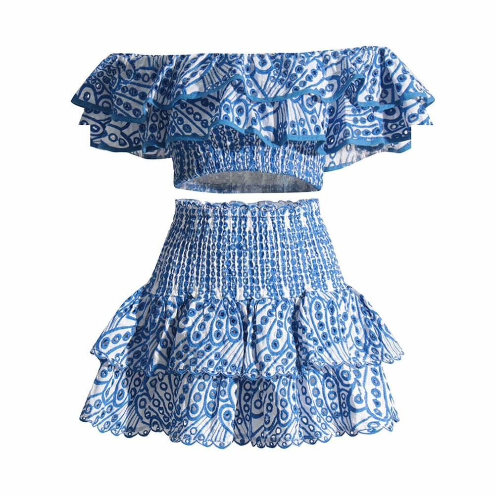 Irina Two Piece Set - Y2K Summer Grunge Outfit, 90S Fashion, Retro Style, Y2K Party & Club Look Irina Two Piece Set - Y2K Summer Grunge Outfit, 90S Fashion, Retro Style, Y2K Party & Club Look