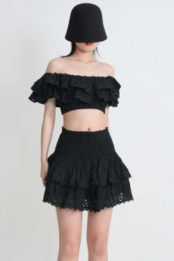 Irina Two Piece Set - Y2K Summer Grunge Outfit, 90S Fashion, Retro Style, Y2K Party & Club Look