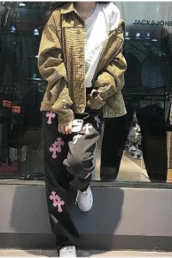 Isabella Y2K Grunge Cargo Pants - 90S Fashion, Retro Style, Y2K Summer Outfits, Gothic Y2K