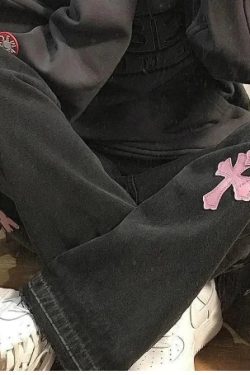 Isabella Y2K Grunge Cargo Pants - 90S Fashion, Retro Style, Y2K Summer Outfits, Gothic Y2K