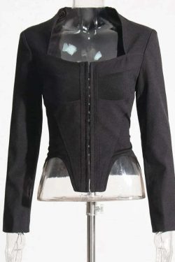 Ivana Blazer - Y2K Summer Grunge Outfit, 90S Fashion, Retro Style, Y2K Club & Party Look