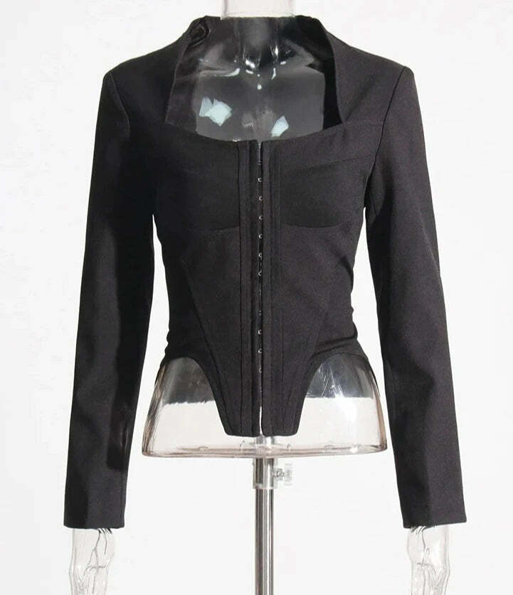 Ivana Blazer - Y2K Summer Grunge Outfit, 90S Fashion, Retro Style, Y2K Club & Party Look Ivana Blazer - Y2K Summer Grunge Outfit, 90S Fashion, Retro Style, Y2K Club & Party Look