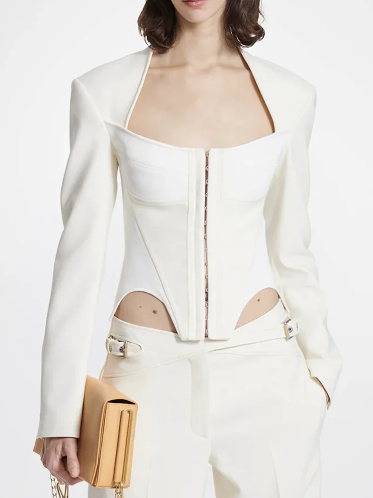 Ivana Blazer - Y2K Summer Grunge Outfit, 90S Fashion, Retro Style, Y2K Club & Party Look Ivana Blazer - Y2K Summer Grunge Outfit, 90S Fashion, Retro Style, Y2K Club & Party Look