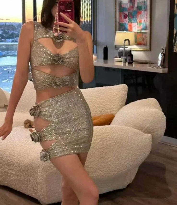 Ivet Mini Dress - Y2K Summer Outfit, 90S Grunge Fashion, Retro Style, Y2K Party & Club Outfits Ivet Mini Dress - Y2K Summer Outfit, 90S Grunge Fashion, Retro Style, Y2K Party & Club Outfits