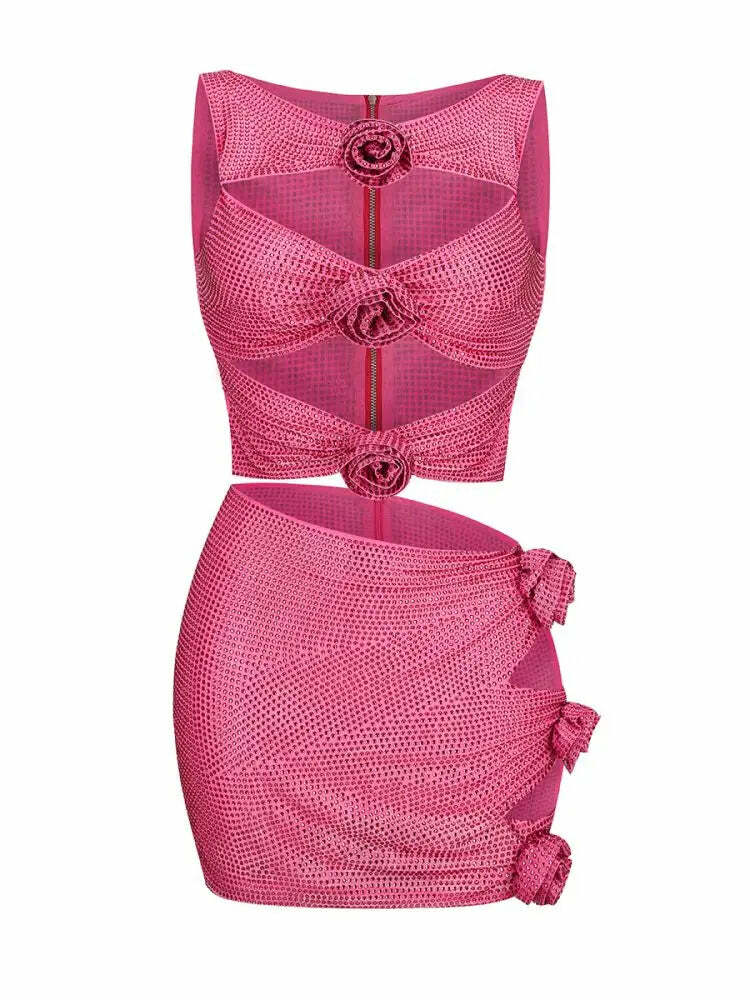 Ivet Mini Dress - Y2K Summer Outfit, 90S Grunge Fashion, Retro Style, Y2K Party & Club Outfits Ivet Mini Dress - Y2K Summer Outfit, 90S Grunge Fashion, Retro Style, Y2K Party & Club Outfits