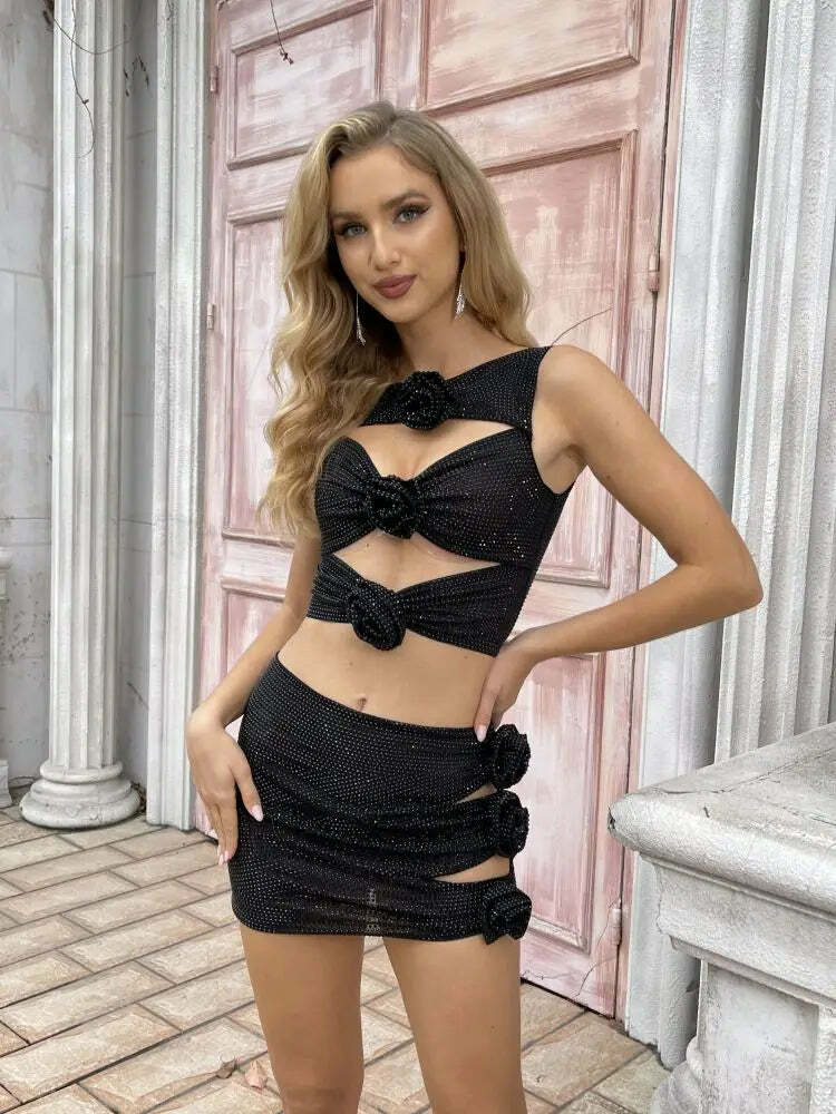 Ivet Mini Dress - Y2K Summer Outfit, 90S Grunge Fashion, Retro Style, Y2K Party & Club Outfits Ivet Mini Dress - Y2K Summer Outfit, 90S Grunge Fashion, Retro Style, Y2K Party & Club Outfits