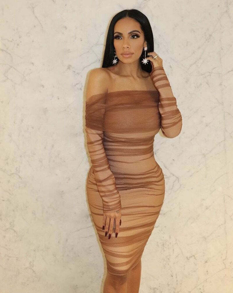 Iyana Midi Dress - Y2K Summer Grunge Outfit, 90S Fashion, Retro Style, Y2K Party & Club Out Iyana Midi Dress - Y2K Summer Grunge Outfit, 90S Fashion, Retro Style, Y2K Party & Club Out