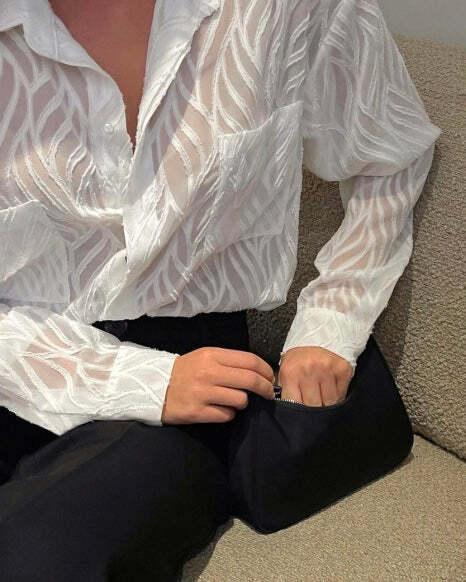 Jala Blouse - Y2K Summer Grunge Top, 90S Retro Fashion, Y2K Party Outfit, Baby Tees, Y