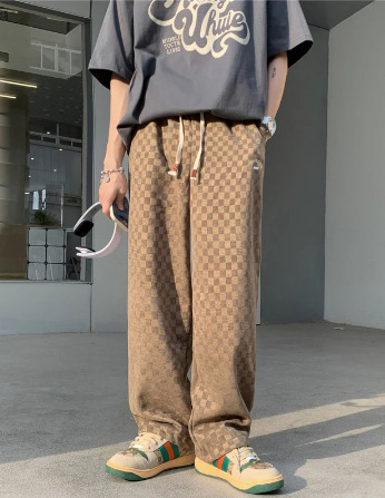 Jayden Loose Plaid Pants - Y2K Grunge 90S Fashion, Retro Summer Outfits, Gothic Y2K Style