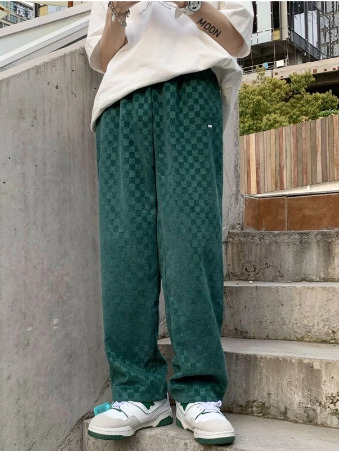 Jayden Loose Plaid Pants - Y2K Grunge 90S Fashion, Retro Summer Outfits, Gothic Y2K Style