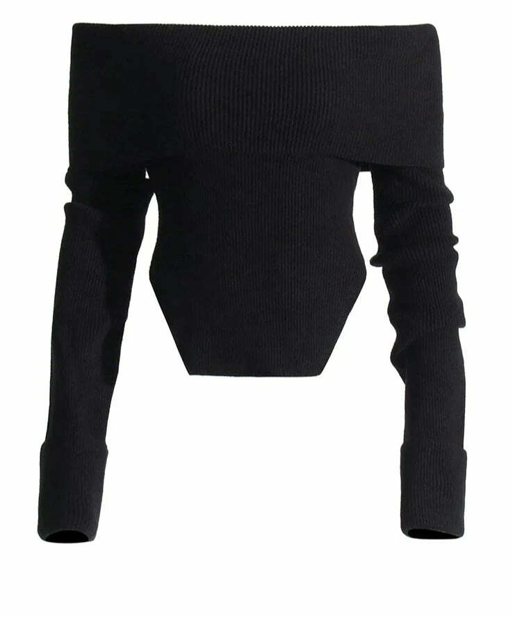 Jilli Knitted Crop Top - Y2K Summer, 90S Grunge, Retro Style, Baby Tees, Y2K Party Out Jilli Knitted Crop Top - Y2K Summer, 90S Grunge, Retro Style, Baby Tees, Y2K Party Out