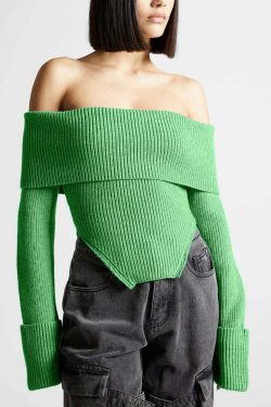 Jilli Knitted Crop Top - Y2K Summer, 90S Grunge, Retro Style, Baby Tees, Y2K Party Out