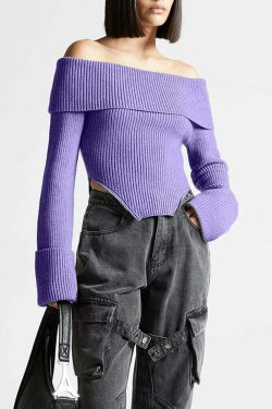 Jilli Knitted Crop Top - Y2K Summer, 90S Grunge, Retro Style, Baby Tees, Y2K Party Out