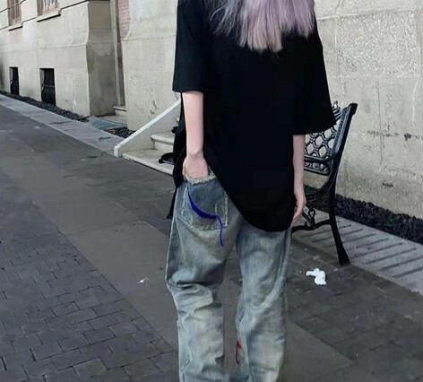 Jordyn Ripped High Waist Jeans - Y2K Grunge, 90S Fashion, Retro Summer Outfits Jordyn Ripped High Waist Jeans - Y2K Grunge, 90S Fashion, Retro Summer Outfits