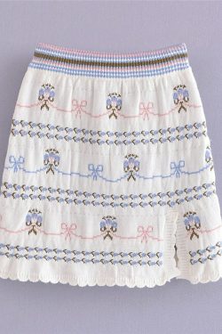 Josephine Co-Ord Skirt: Y2K Summer Grunge Outfit, 90S Fashion, Retro Style, Y2K Party