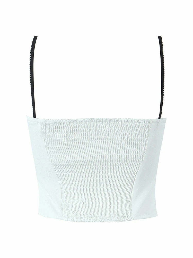 Joyci Y2K Crop Top - 90S Grunge, Retro Summer, Pastel Goth, Party & Club Outfits