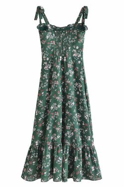 Judith Midi Dress - Y2K Summer Grunge Outfit, 90S Retro Style, Pastel Goth, Y2K Party Fashion