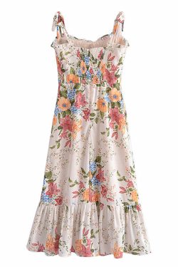 Judith Midi Dress - Y2K Summer Grunge Outfit, 90S Retro Style, Pastel Goth, Y2K Party Fashion