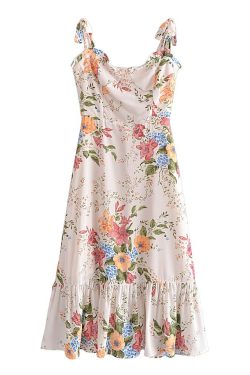 Judith Midi Dress - Y2K Summer Grunge Outfit, 90S Retro Style, Pastel Goth, Y2K Party Fashion