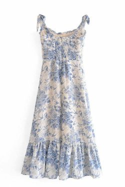 Judith Midi Dress - Y2K Summer Grunge Outfit, 90S Retro Style, Pastel Goth, Y2K Party Fashion