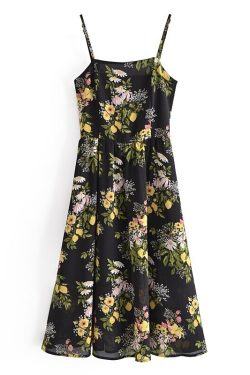 Julia Midi Dress - Y2K Summer, 90S Fashion, Grunge, Retro, Pastel Goth, Y2K