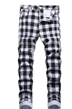 Juliette Plaid Slim Pants - Y2K Summer Grunge 90S Fashion, Retro Goth, Y2K Club Outfits