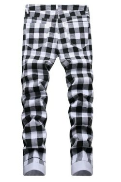 Juliette Plaid Slim Pants - Y2K Summer Grunge 90S Fashion, Retro Goth, Y2K Club Outfits