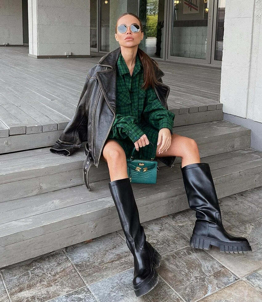 June Oversize Shirt - Y2K Summer Grunge, 90S Retro, Pastel Goth, Y2K Club & Party Outfits June Oversize Shirt - Y2K Summer Grunge, 90S Retro, Pastel Goth, Y2K Club & Party Outfits