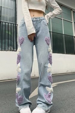 June Vintage High Waist Pants - Y2K Summer, 90S Grunge, Retro Style, Y2K Club & Party Outfits