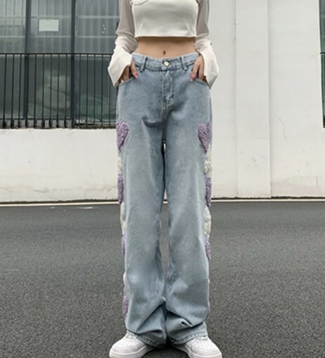 June Vintage High Waist Pants - Y2K Summer, 90S Grunge, Retro Style, Y2K Club & Party Outfits June Vintage High Waist Pants - Y2K Summer, 90S Grunge, Retro Style, Y2K Club & Party Outfits