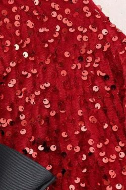 Karmen Sequin Short Jacket - Y2K Summer, 90S Grunge, Retro Party, Y2K Club, Popstar Outfit