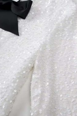 Karmen Sequin Short Jacket - Y2K Summer, 90S Grunge, Retro Party, Y2K Club, Popstar Outfit