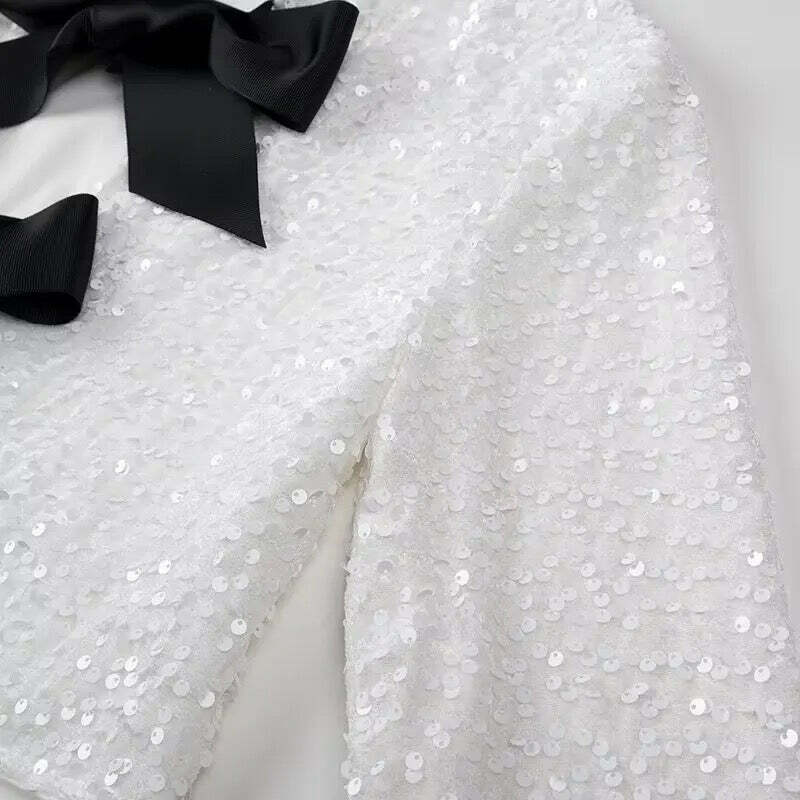 Karmen Sequin Short Jacket - Y2K Summer, 90S Grunge, Retro Party, Y2K Club, Popstar Outfit