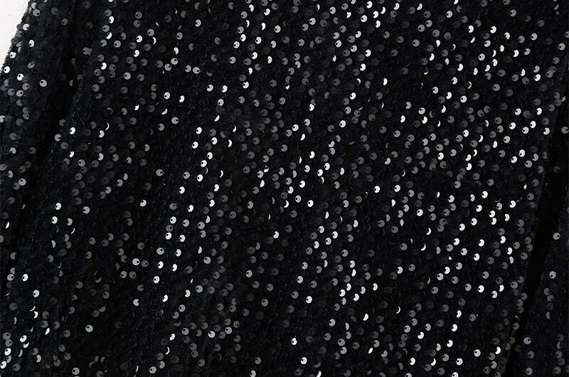 Karmen Sequin Short Jacket - Y2K Summer, 90S Grunge, Retro Party, Y2K Club, Popstar Outfit