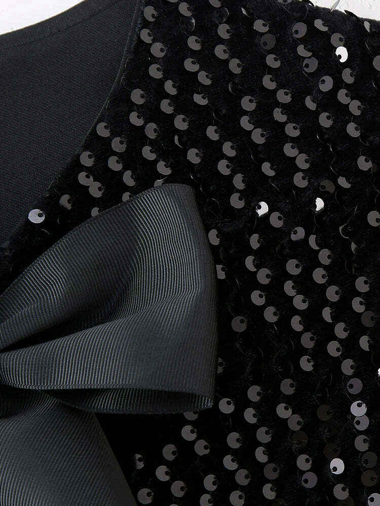 Karmen Sequin Short Jacket - Y2K Summer, 90S Grunge, Retro Party, Y2K Club, Popstar Outfit