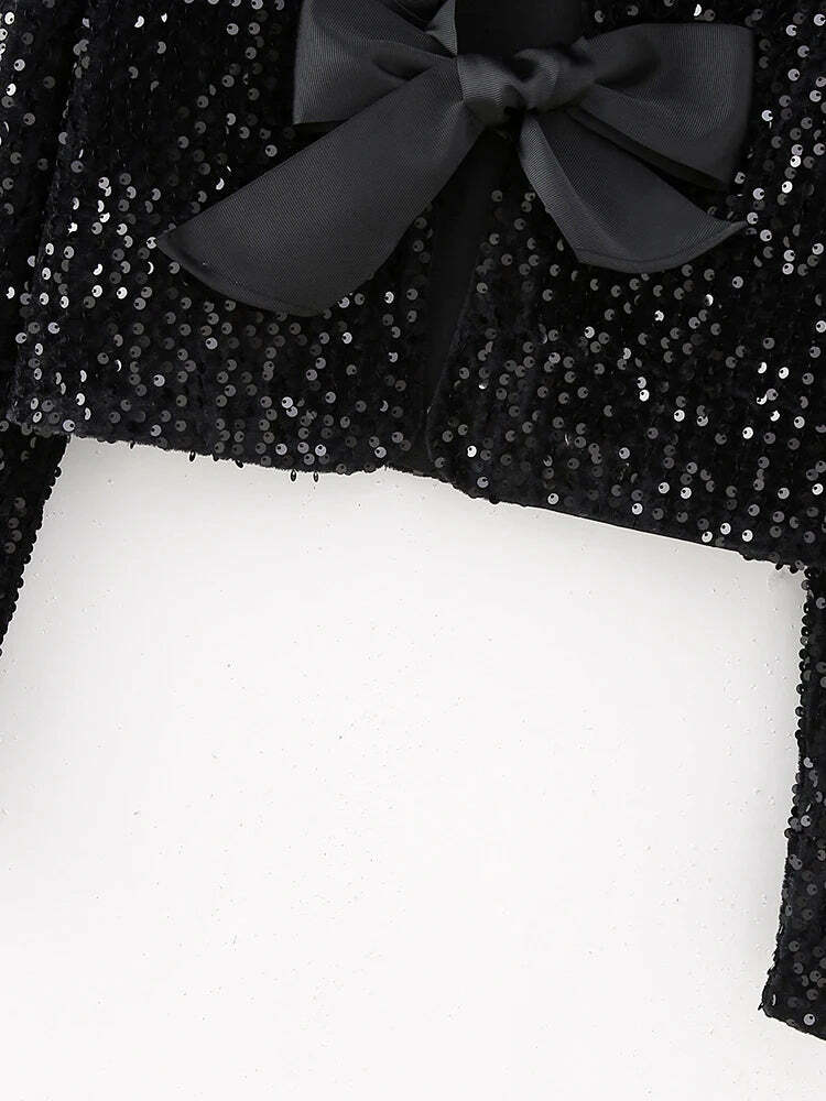 Karmen Sequin Short Jacket - Y2K Summer, 90S Grunge, Retro Party, Y2K Club, Popstar Outfit