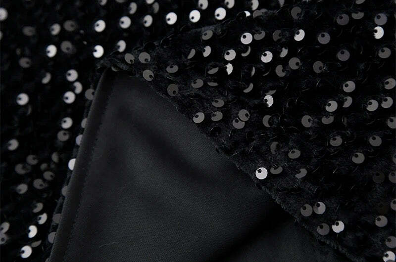 Karmen Sequin Short Jacket - Y2K Summer, 90S Grunge, Retro Party, Y2K Club, Popstar Outfit