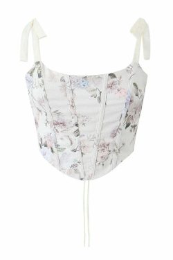 Karmena Crop Top - Y2K Summer Grunge, 90S Retro, Pastel Goth, Y2K Party & Club Outfits