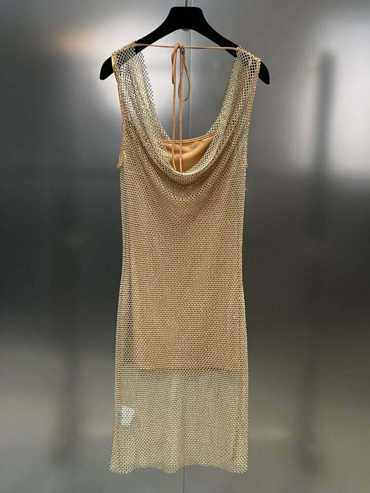 Kartell Mini Dress - Y2K Summer Grunge Outfit, 90S Fashion, Retro Style, Y2K Party & Club Look