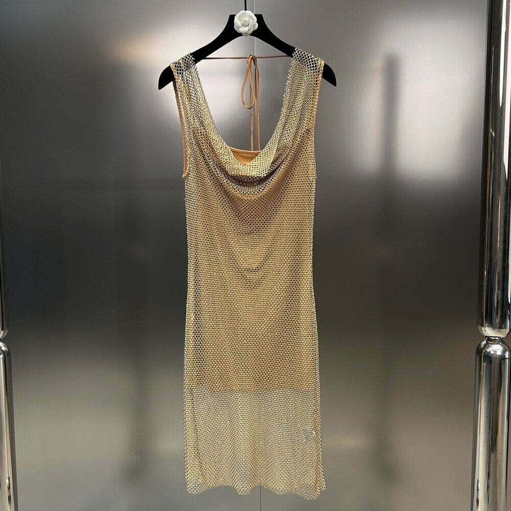 Kartell Mini Dress - Y2K Summer Grunge Outfit, 90S Fashion, Retro Style, Y2K Party & Club Look