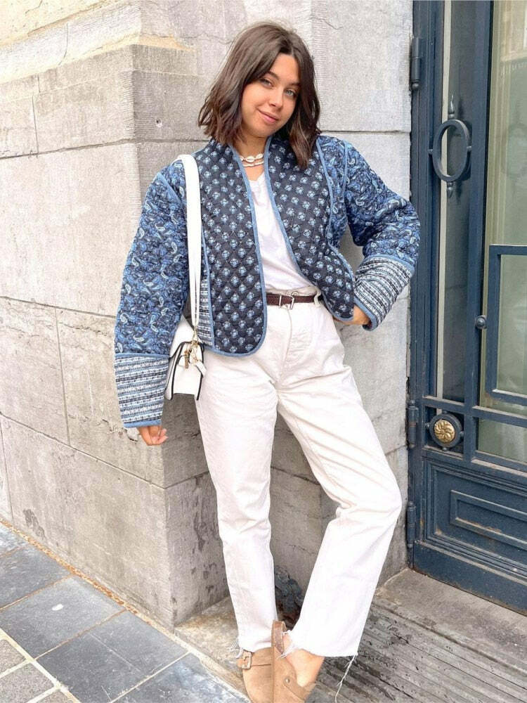 Katie Jacket - Y2K Summer Grunge 90S Fashion Retro Style Y2K Club Outfit For Women Katie Jacket - Y2K Summer Grunge 90S Fashion Retro Style Y2K Club Outfit For Women