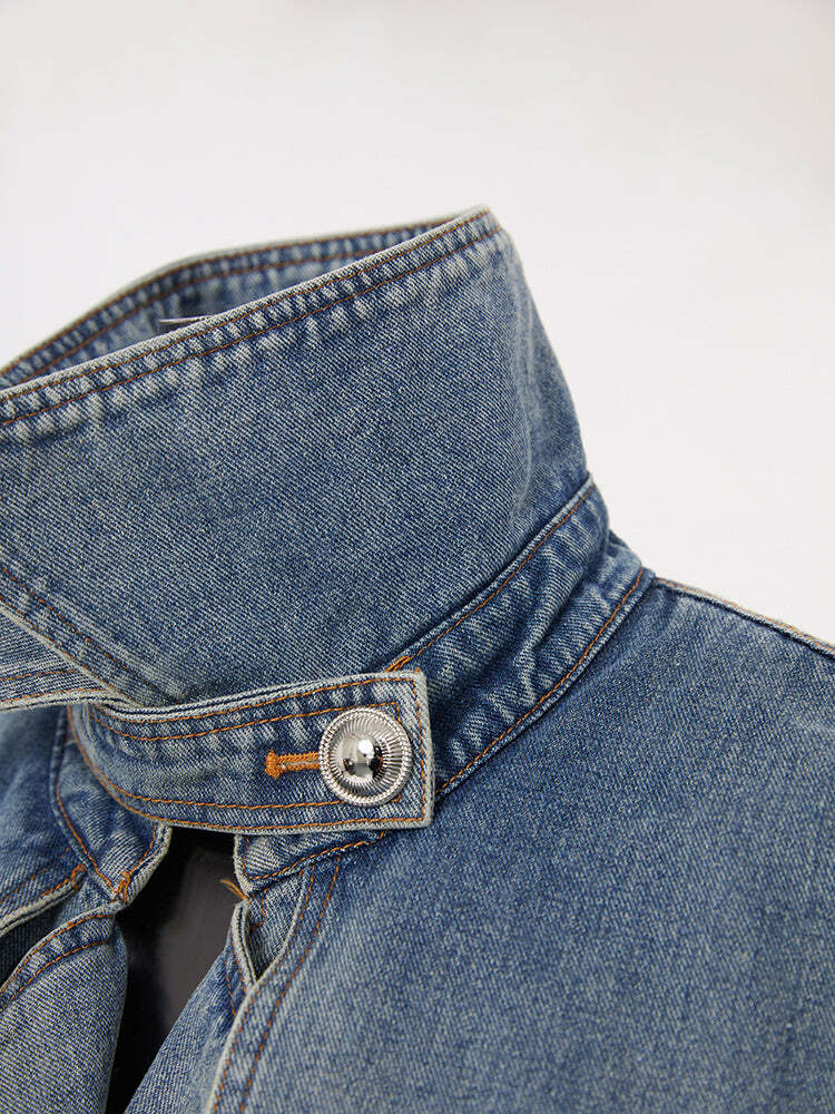 Katie Y2K Trench Coat - 90S Grunge, Retro Style, Summer Outfits, Y2K Fashion For Women Katie Y2K Trench Coat - 90S Grunge, Retro Style, Summer Outfits, Y2K Fashion For Women