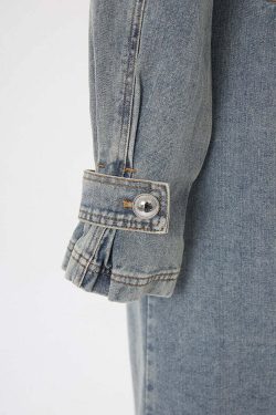 Katie Y2K Trench Coat - 90S Grunge, Retro Style, Summer Outfits, Y2K Fashion For Women