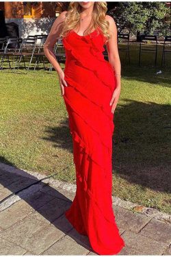 Katrina Maxi Dress - Y2K Summer Grunge Outfit, 90S Fashion, Retro Style, Pastel Goth Vibes