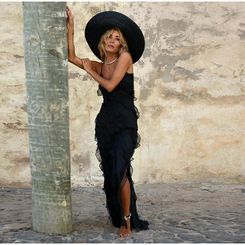 Katrina Maxi Dress - Y2K Summer Grunge Outfit, 90S Fashion, Retro Style, Pastel Goth Vibes Katrina Maxi Dress - Y2K Summer Grunge Outfit, 90S Fashion, Retro Style, Pastel Goth Vibes