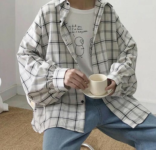 Kehlani Casual Plaid Shirt - Y2K Summer Grunge, 90S Retro, Y2K Party & Club Outfits